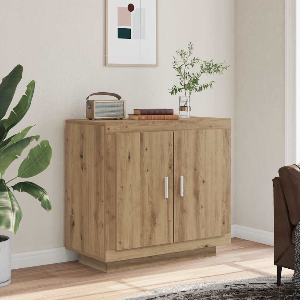 Sideboard 80x40x75 cm Engineered Wood Artisan oak