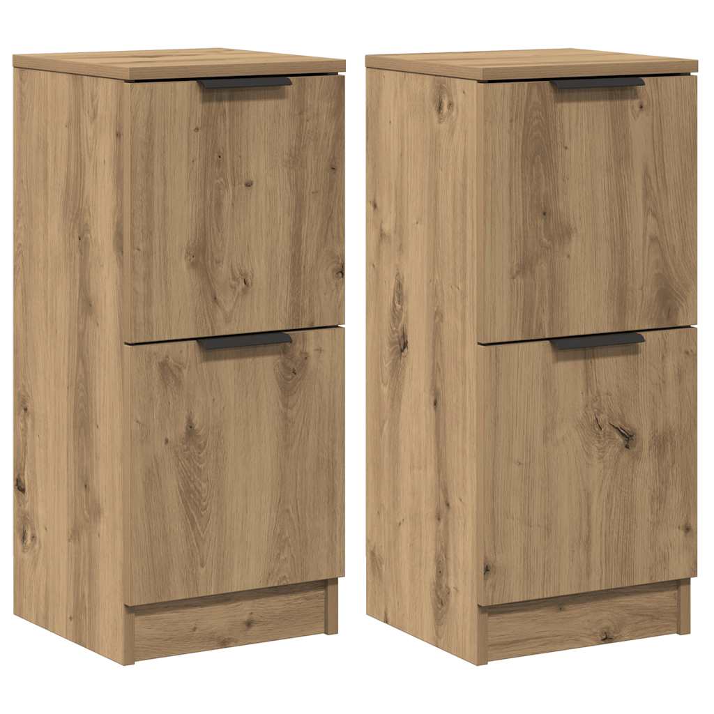 Sideboard 30x30x70 cm Engineered Wood Artisan oak 2