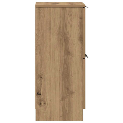 Sideboard 30x30x70 cm Engineered Wood Artisan oak 2