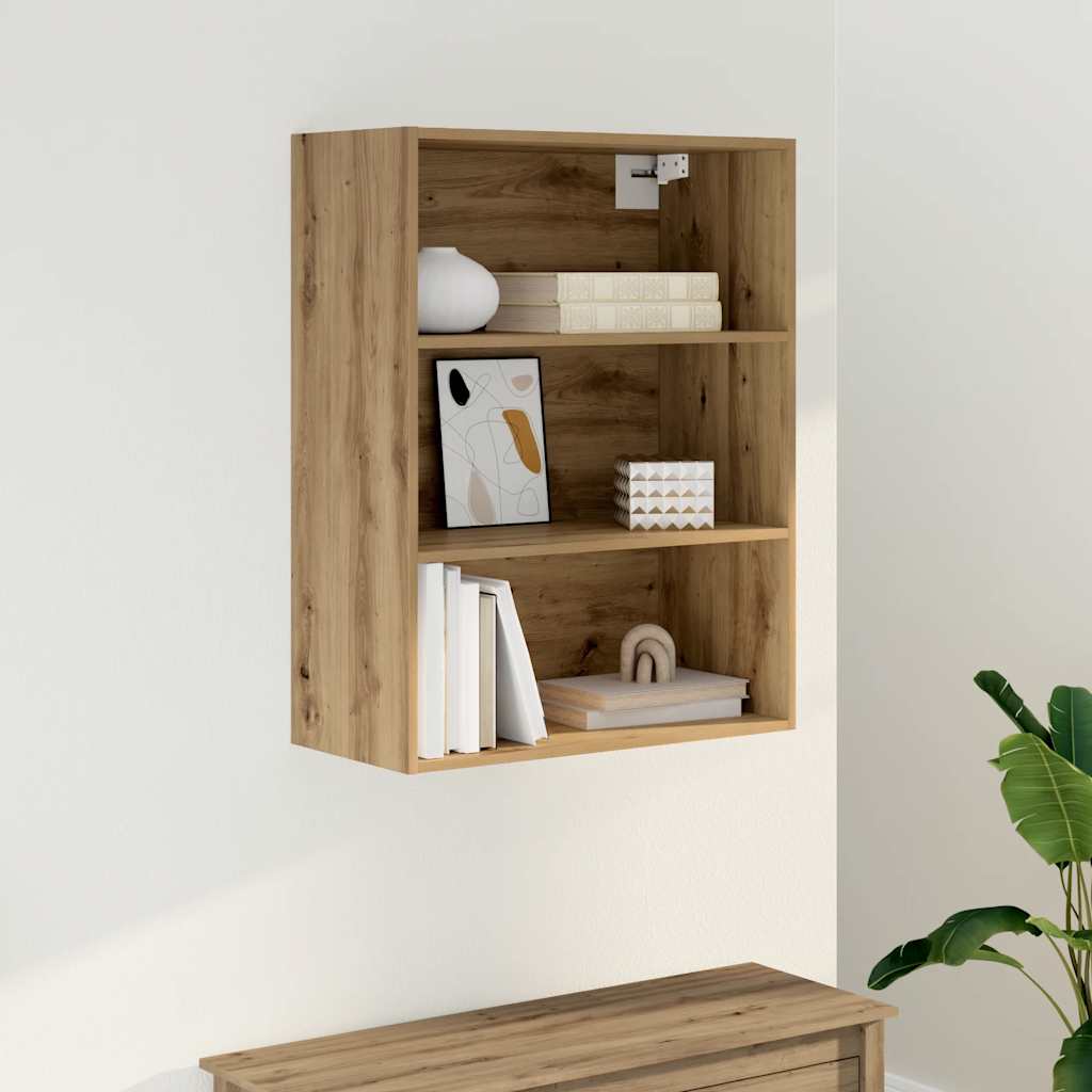 Hanging Wall Cabinet 69,5x32,5x90 cm Artisan oak