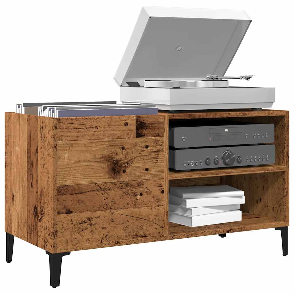 Record Cabinet 84,5x38x48 cm Engineered Wood Old wood