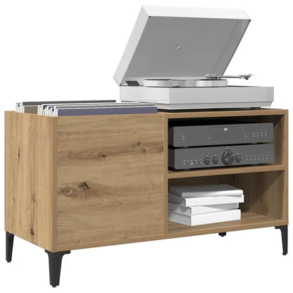 Record Cabinet 84,5x38x48 cm Engineered Wood Artisan oak