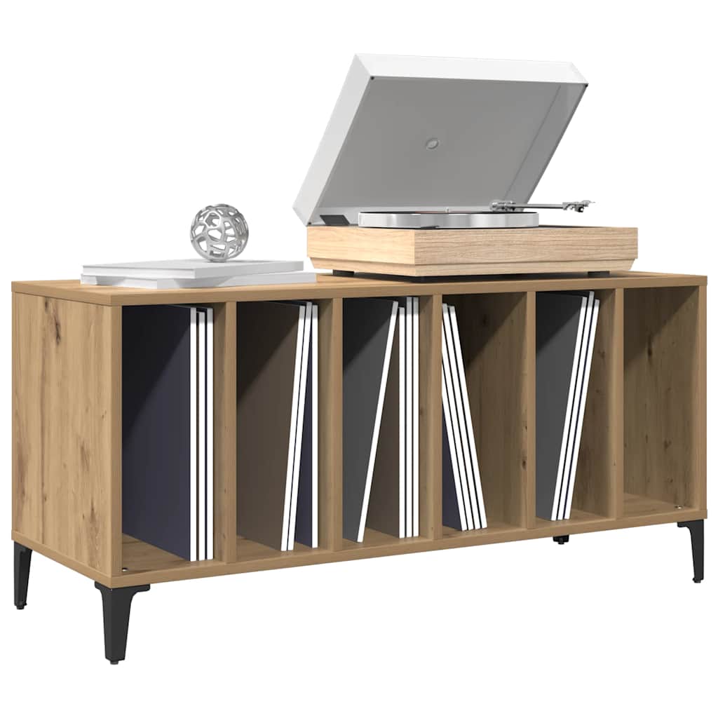 Record Cabinet 100x38x48 cm Engineered Wood Artisan oak