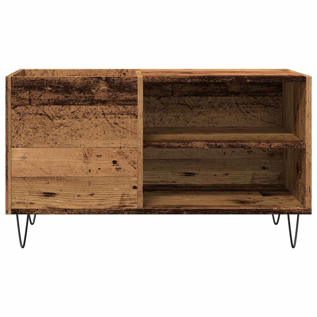Record Cabinet 85x38x48 cm Engineered Wood Old wood