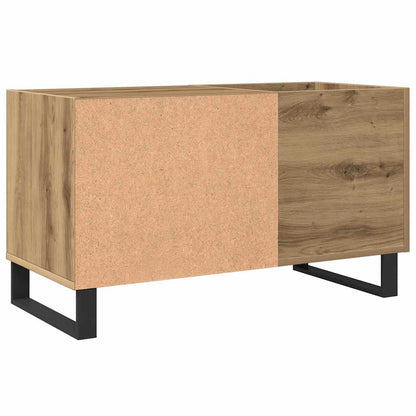 Record Cabinet 85x38x48 cm Engineered Wood Artisan oak