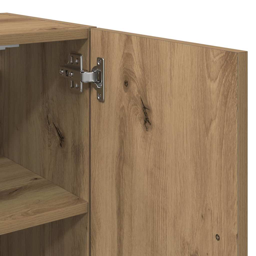 Wall Cabinet 60x31x70 cm Engineered Wood Artisan oak