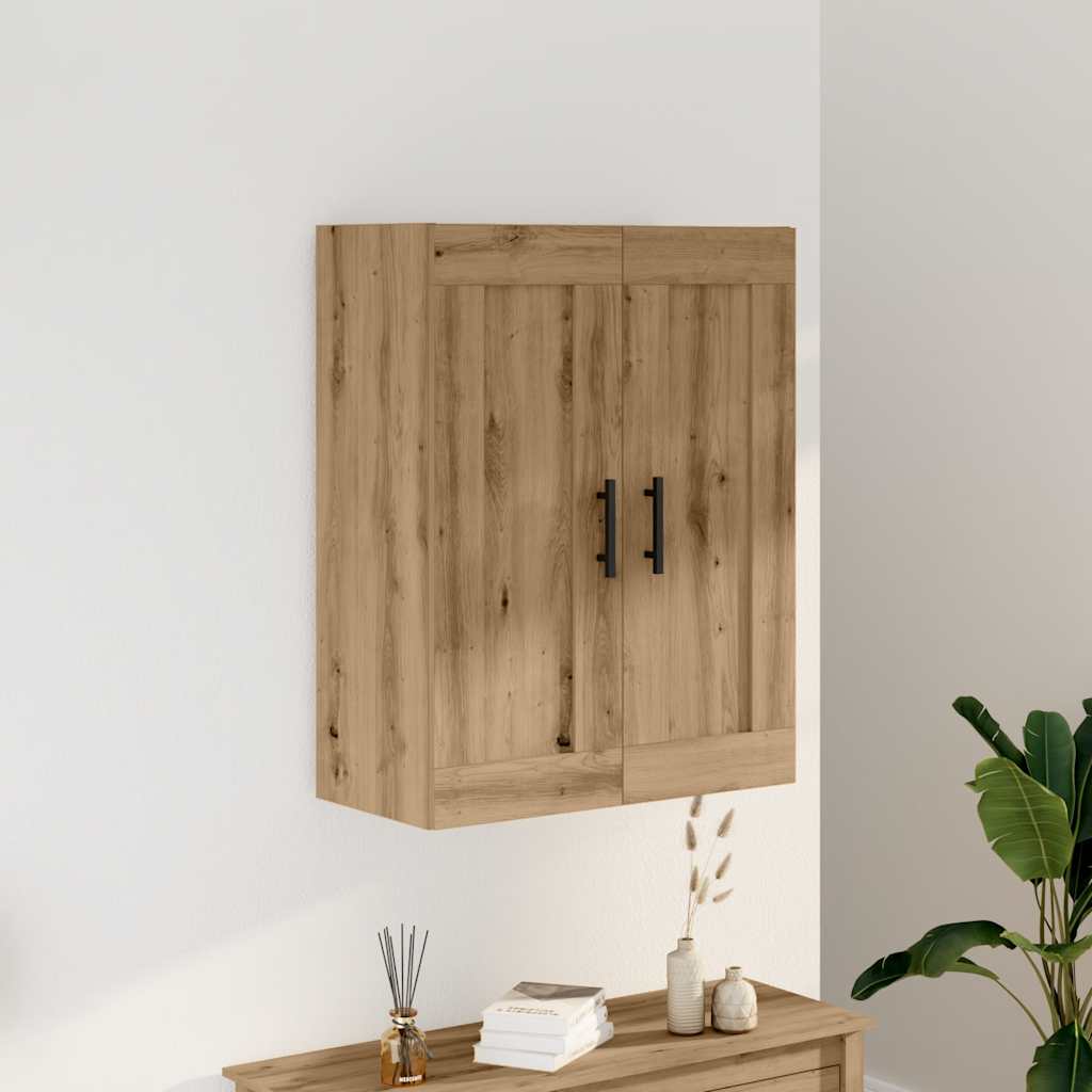Wall Mounted Cabinet 69,5x34x90 cm Engineered Wood Oak