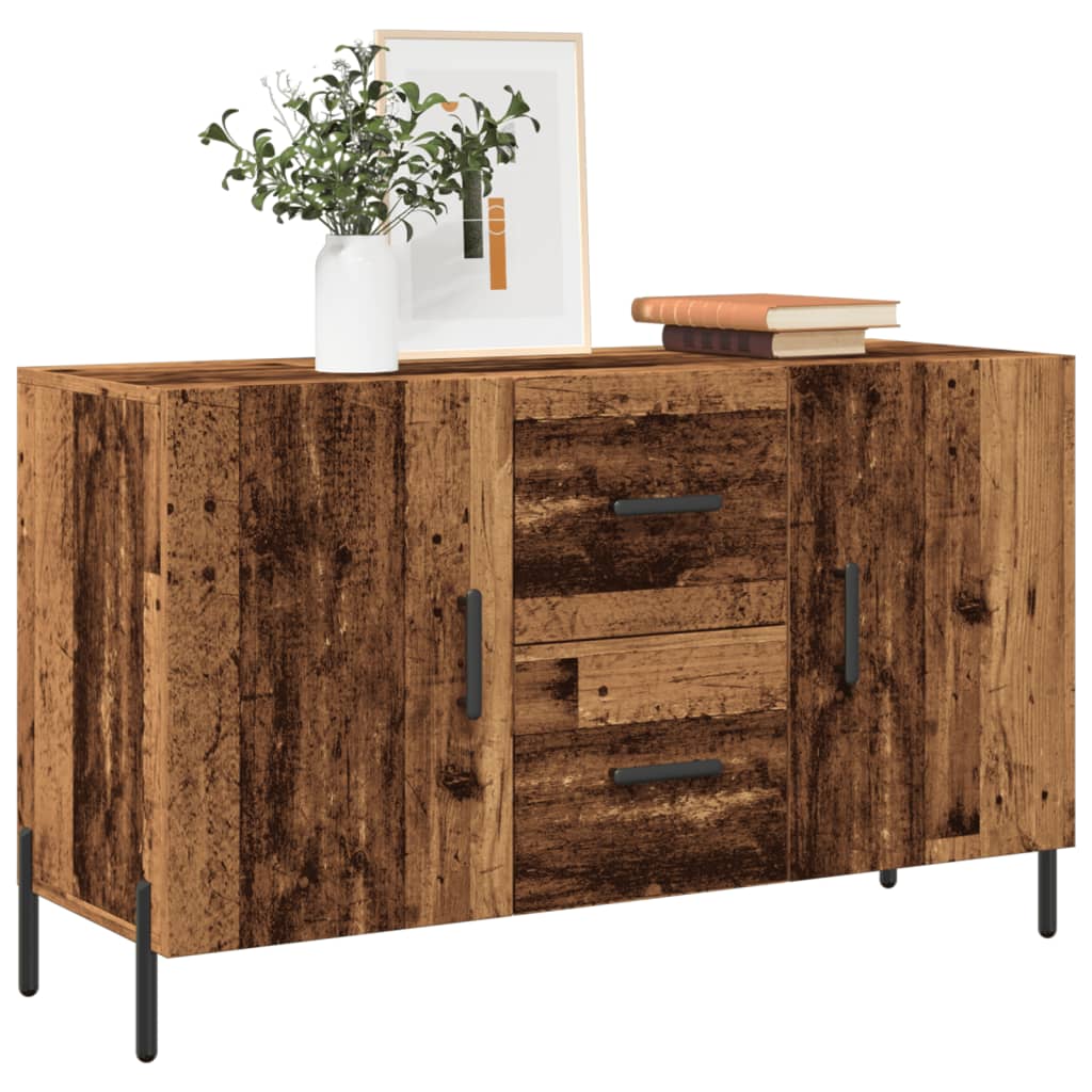 Sideboard 100x36x60 cm Engineered Wood Old wood