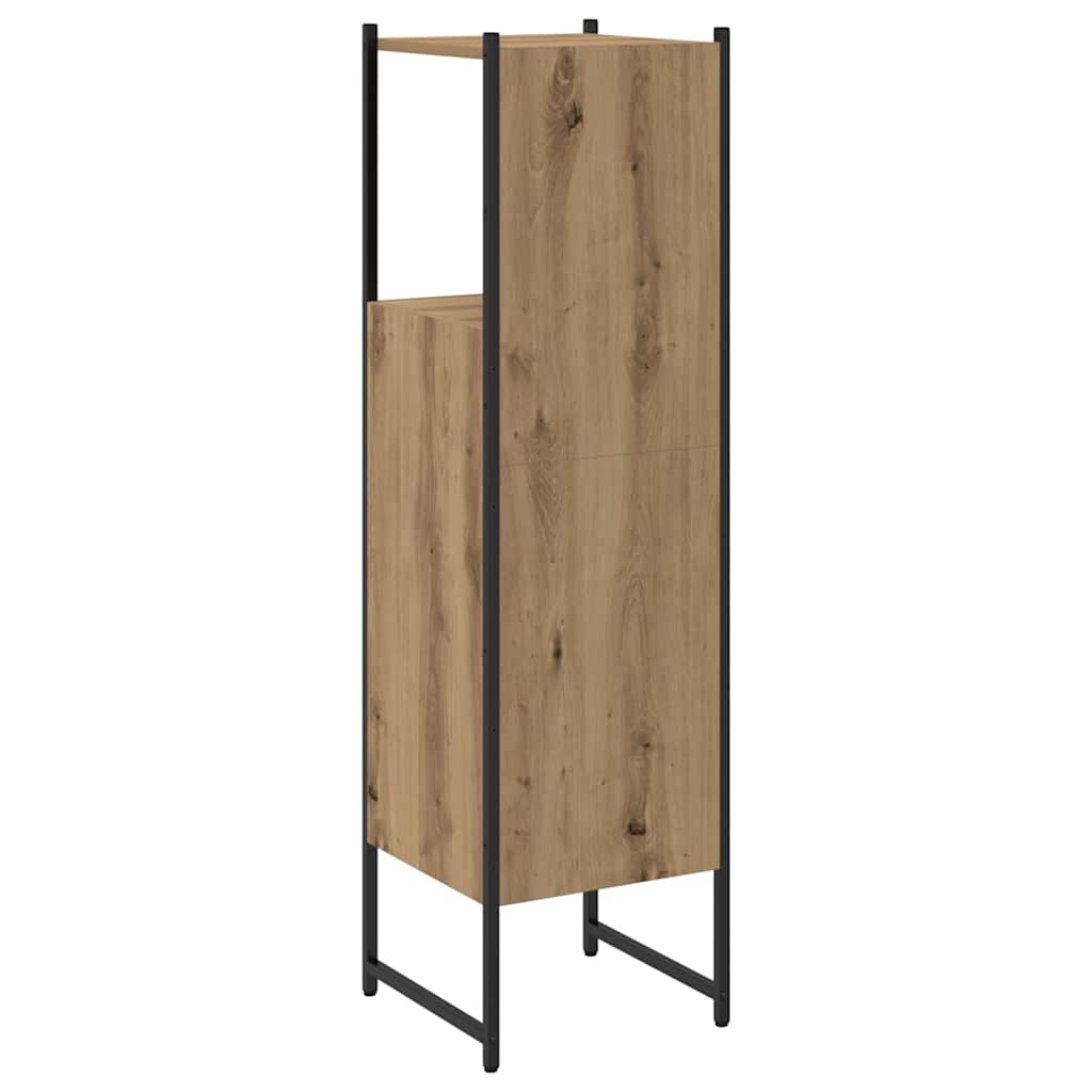 Bathroom Cabinet 33x33x120,5 cm Engineered Wood Artisan oak