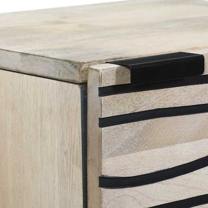 Sideboard 40 x 33 x 110 cm Engineered Wood White