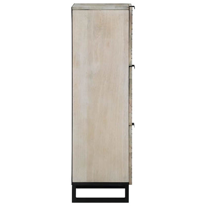 Sideboard 40 x 33 x 110 cm Engineered Wood White