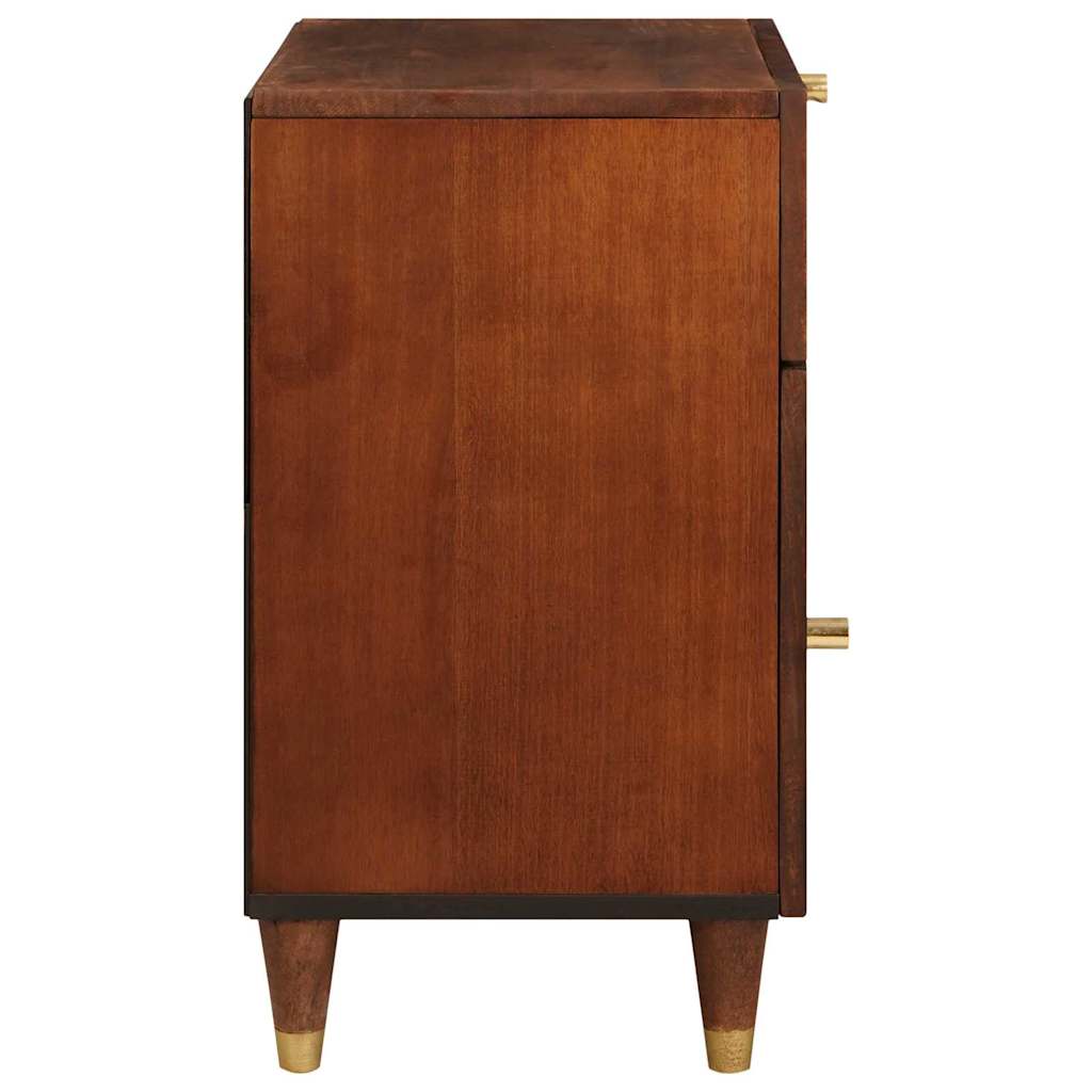 vidaXL Bedside Tables with Drawer 50 x 33 x 60 cm Solid Mango Wood 4