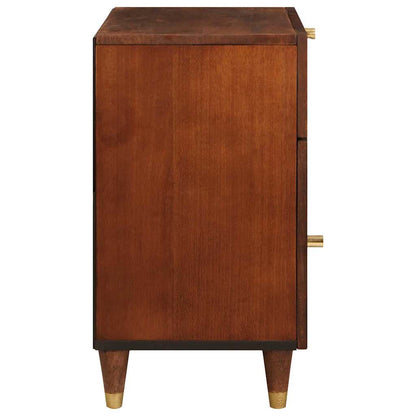 vidaXL Bedside Tables with Drawer 50 x 33 x 60 cm Solid Mango Wood 4