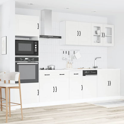 vidaXL 7 Piece Kitchen Cabinet Set "Kalmar" White Engineered Wood 3