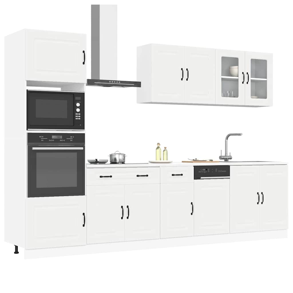 vidaXL 7 Piece Kitchen Cabinet Set "Kalmar" White Engineered Wood 1