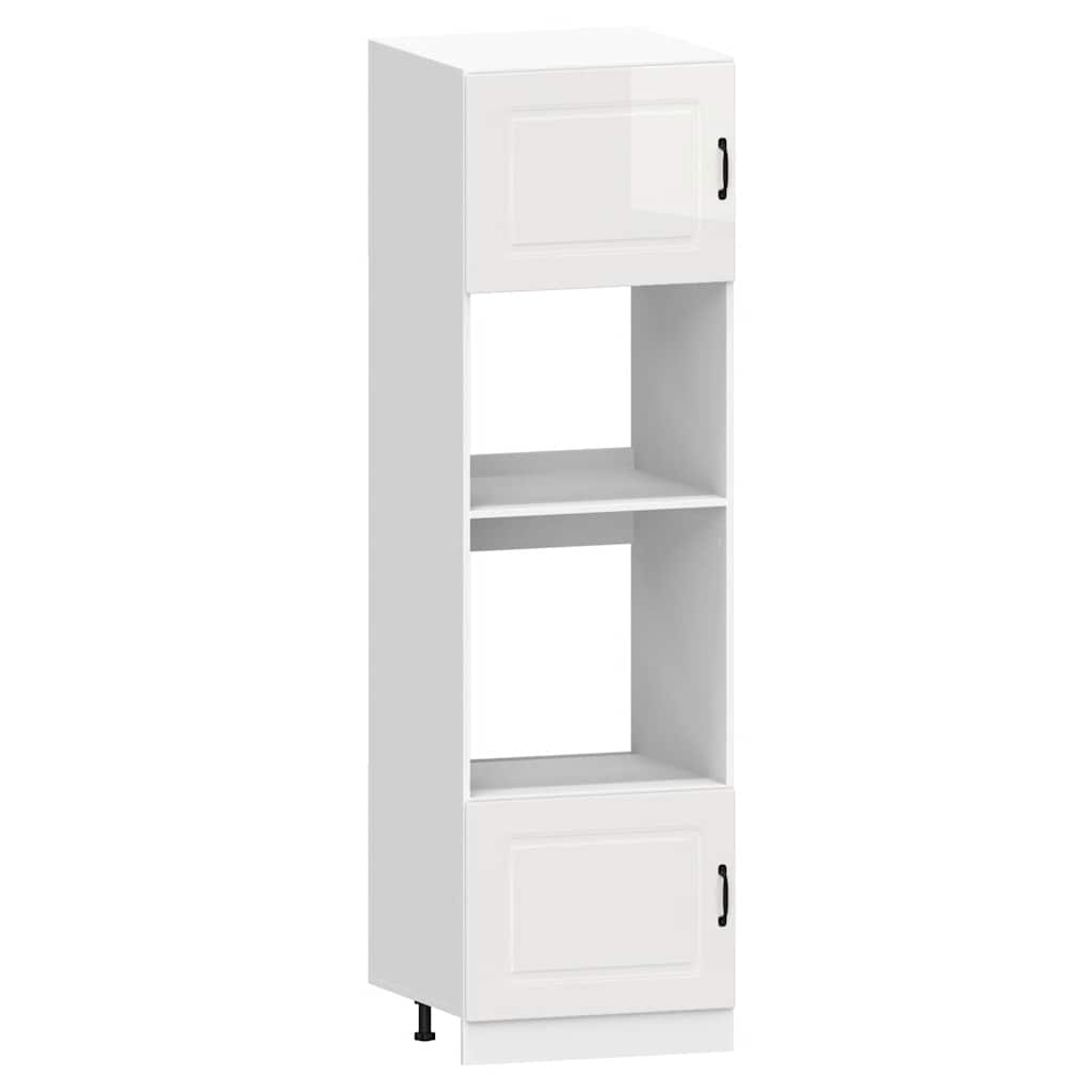 vidaXL 7 Piece Kitchen Cabinet Set "Kalmar" High Gloss White 5