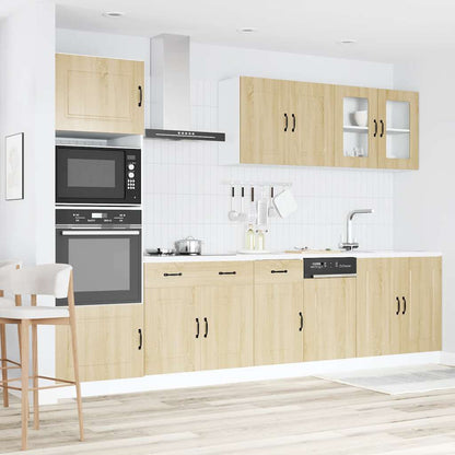 vidaXL 7 Piece Kitchen Cabinet Set "Kalmar" Sonoma Oak Engineered Wood 3