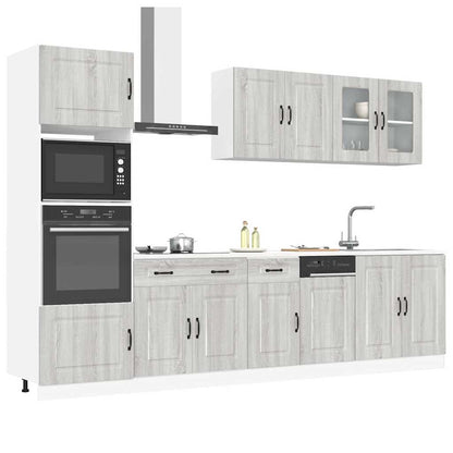 vidaXL 7 Piece Kitchen Cabinet Set "Kalmar" Grey Sonoma Engineered Wood 1