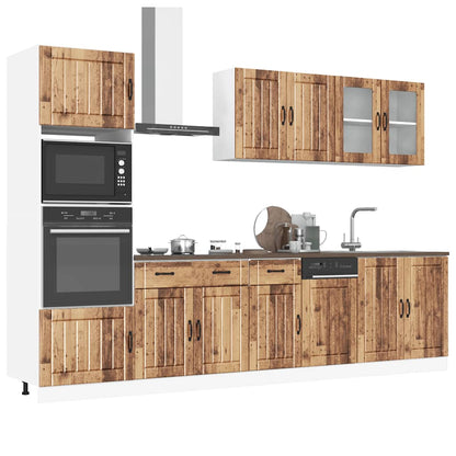 vidaXL 7 Piece Kitchen Cabinet Set "Kalmar" Old Wood Engineered Wood 1