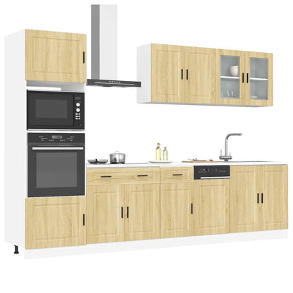 vidaXL 7 Piece Kitchen Cabinet Set "Porto" Sonoma Oak Engineered Wood 1