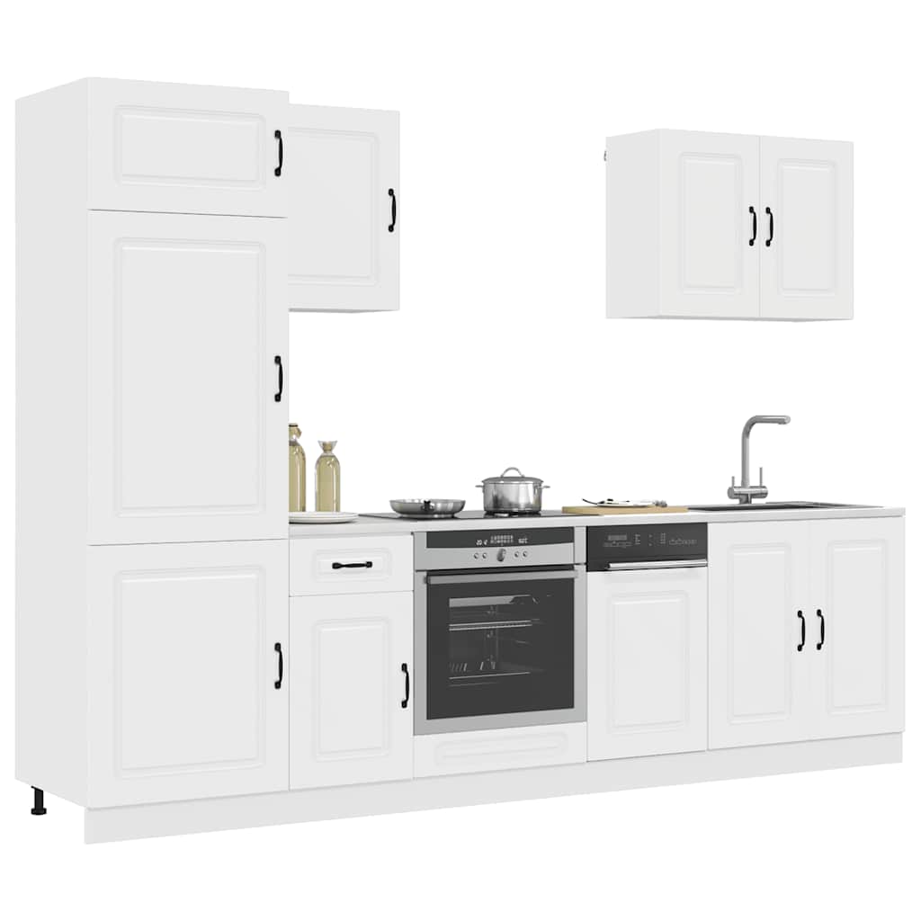 vidaXL 7 Piece Kitchen Cabinet Set "Kalmar" White Engineered Wood 3