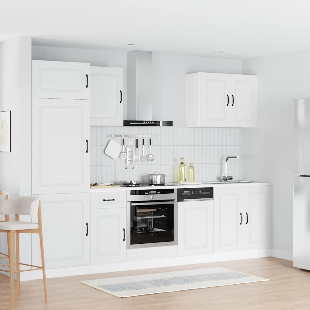 vidaXL 7 Piece Kitchen Cabinet Set "Kalmar" White Engineered Wood 1
