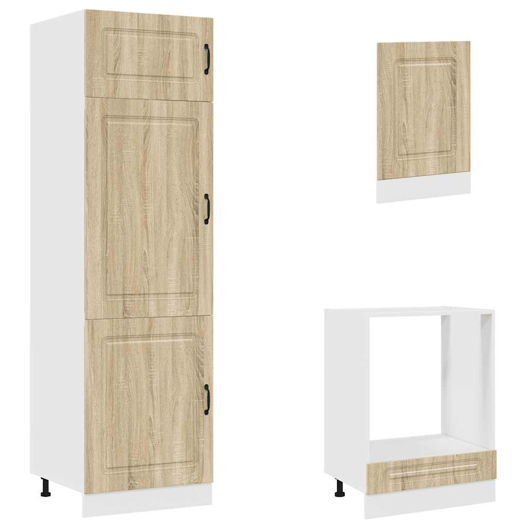vidaXL 7 Piece Kitchen Cabinet Set "Kalmar" Sonoma Oak Engineered Wood 5