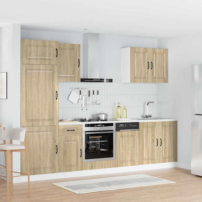 vidaXL 7 Piece Kitchen Cabinet Set "Kalmar" Sonoma Oak Engineered Wood 1