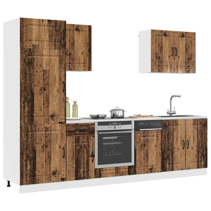 vidaXL 7 Piece Kitchen Cabinet Set "Kalmar" Old Wood Engineered Wood 3