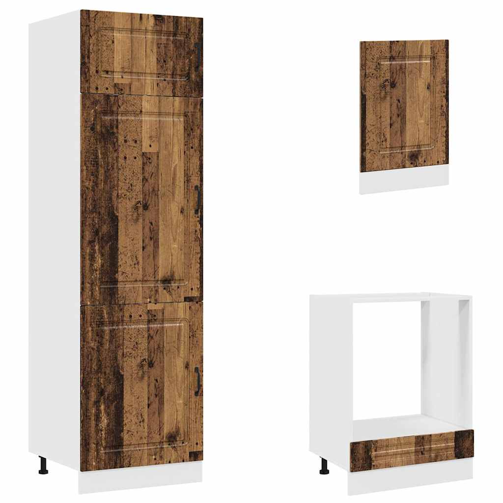 vidaXL 7 Piece Kitchen Cabinet Set "Kalmar" Old Wood Engineered Wood 5