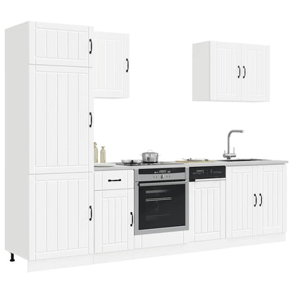 vidaXL 7 Piece Kitchen Cabinet Set "Lucca" White Engineered Wood 3