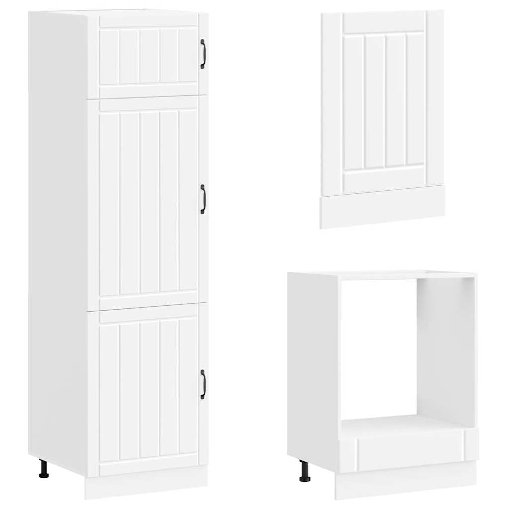 vidaXL 7 Piece Kitchen Cabinet Set "Lucca" White Engineered Wood 5