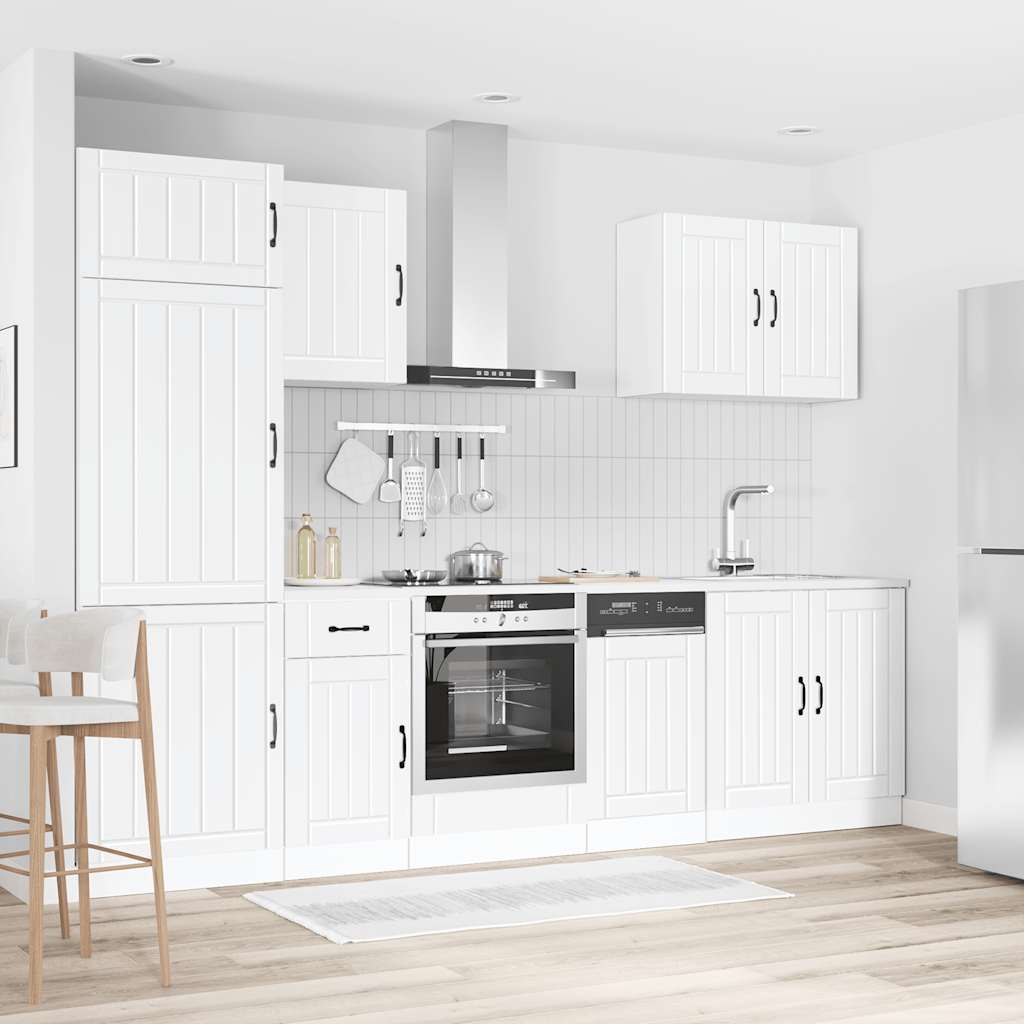 vidaXL 7 Piece Kitchen Cabinet Set "Lucca" White Engineered Wood 1