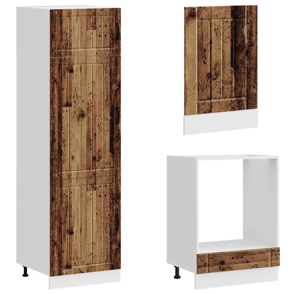 vidaXL 7 Piece Kitchen Cabinet Set "Lucca" Old Wood Engineered Wood 5