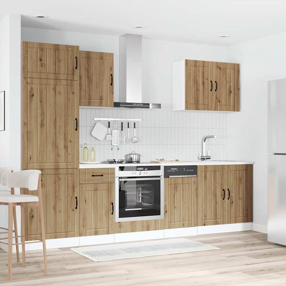 vidaXL 7 Piece Kitchen Cabinet Set "Lucca" Engineered Wood