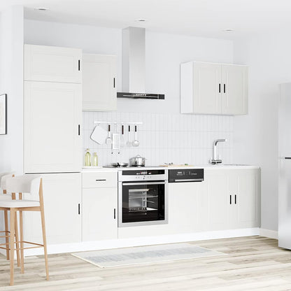 vidaXL 7 Piece Kitchen Cabinet Set "Porto" White Engineered Wood 3