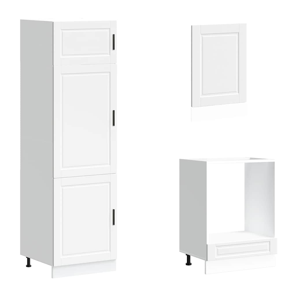 vidaXL 7 Piece Kitchen Cabinet Set "Porto" White Engineered Wood 5