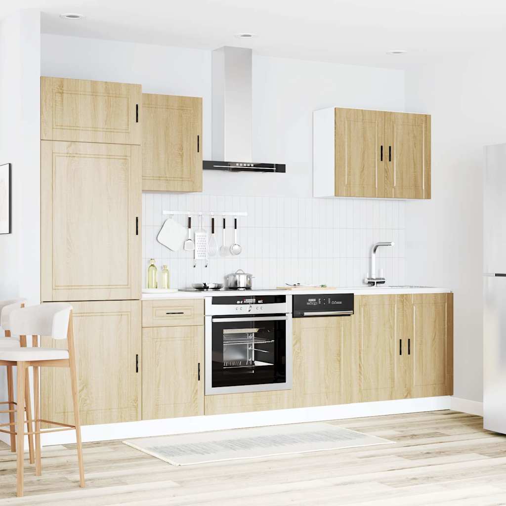 vidaXL 7 Piece Kitchen Cabinet Set "Porto" Sonoma Oak Engineered Wood 3