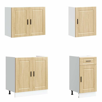 vidaXL 7 Piece Kitchen Cabinet Set "Porto" Sonoma Oak Engineered Wood 4