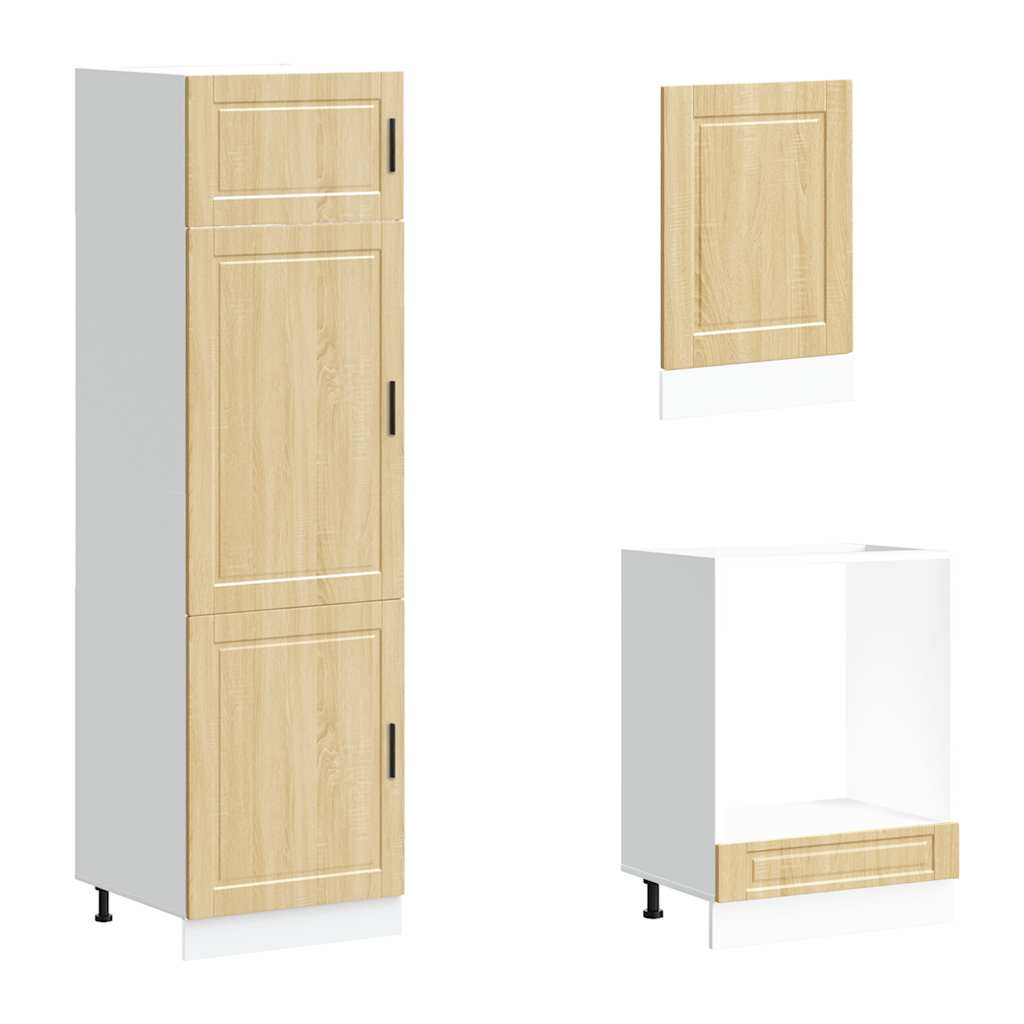 vidaXL 7 Piece Kitchen Cabinet Set "Porto" Sonoma Oak Engineered Wood 5