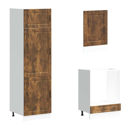 vidaXL 7 Piece Kitchen Cabinet Set "Porto" Smoked Oak Engineered Wood 5
