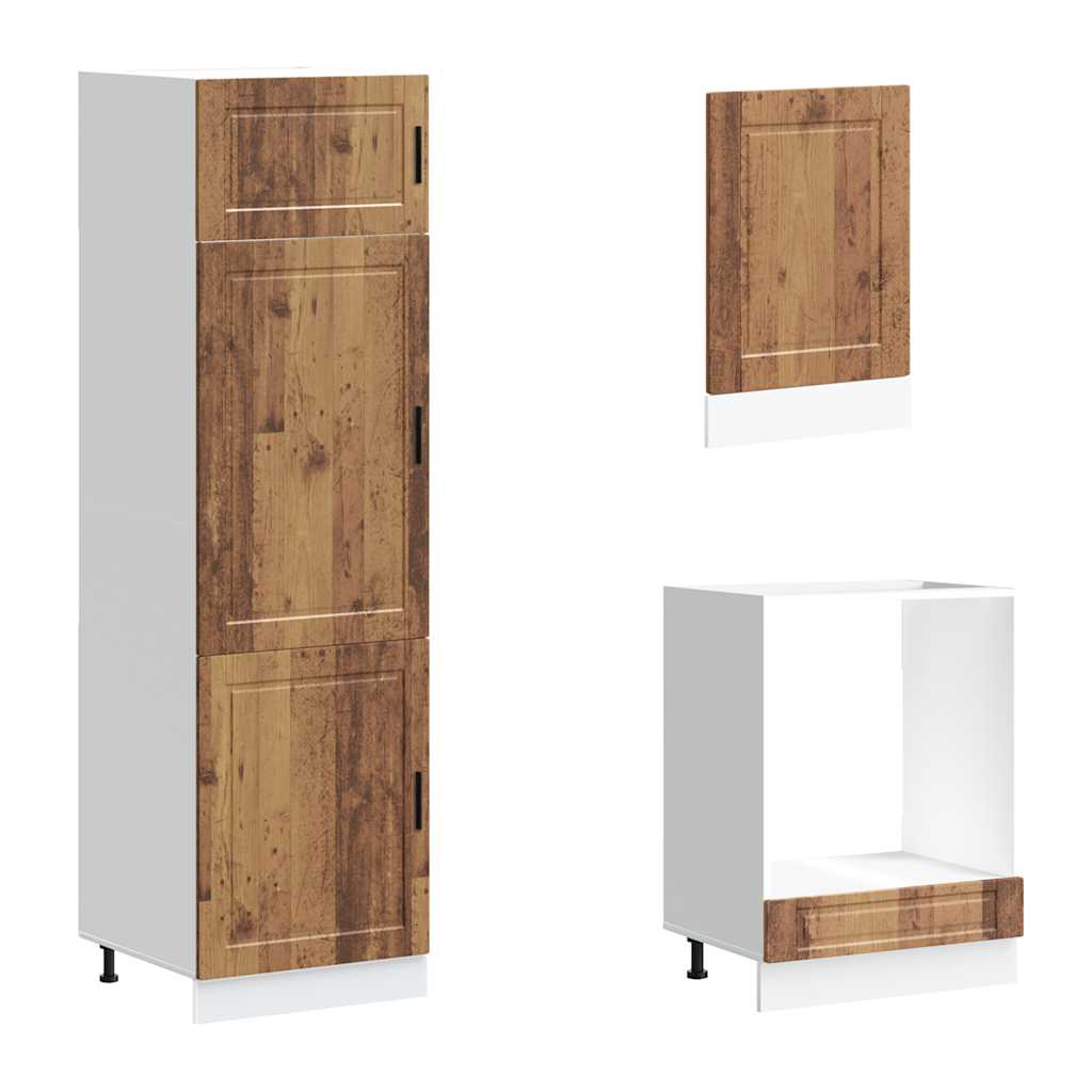 vidaXL 7 Piece Kitchen Cabinet Set "Porto" Old Wood Engineered Wood 5
