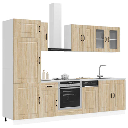 vidaXL 8 Piece Kitchen Cabinet Set "Kalmar" Sonoma Oak Engineered Wood 3