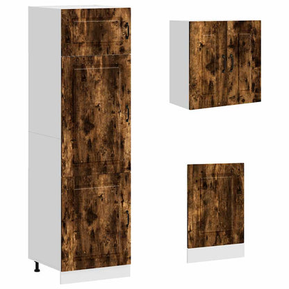 vidaXL 8 Piece Kitchen Cabinet Set "Kalmar" Smoked Oak Engineered Wood 5