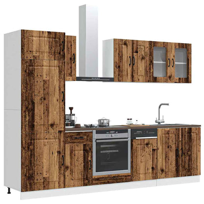 vidaXL 8 Piece Kitchen Cabinet Set "Kalmar" Old Wood Engineered Wood 3