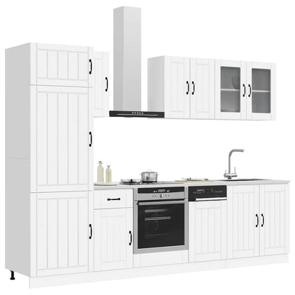 vidaXL 8 Piece Kitchen Cabinet Set "Lucca" White Engineered Wood 3