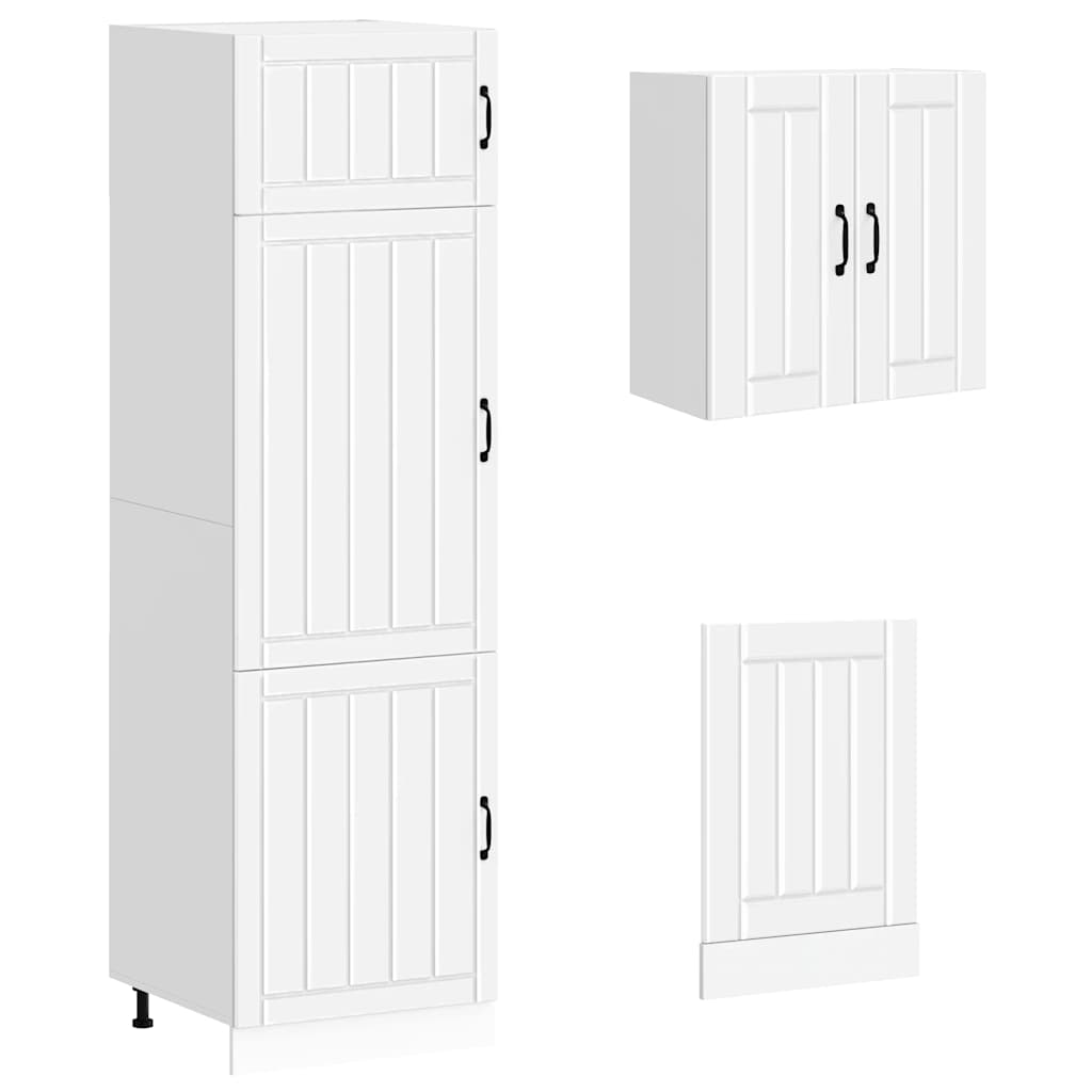 vidaXL 8 Piece Kitchen Cabinet Set "Lucca" White Engineered Wood 5