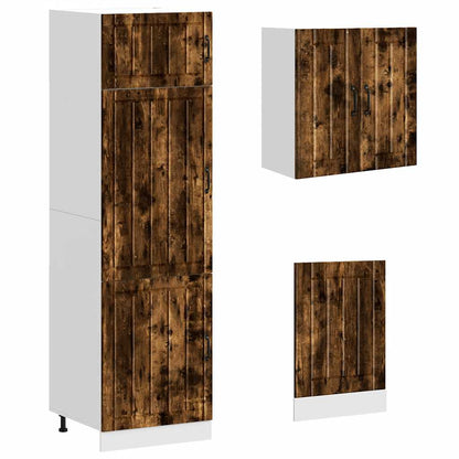 vidaXL 8 Piece Kitchen Cabinet Set "Lucca" Smoked Oak Engineered Wood 5