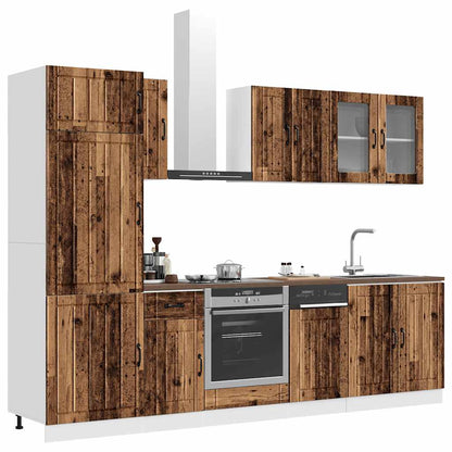 vidaXL 8 Piece Kitchen Cabinet Set "Kalmar" Old Wood Engineered Wood 3