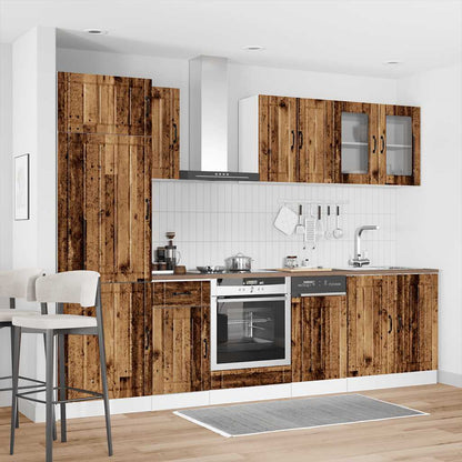 vidaXL 8 Piece Kitchen Cabinet Set "Kalmar" Old Wood Engineered Wood 1
